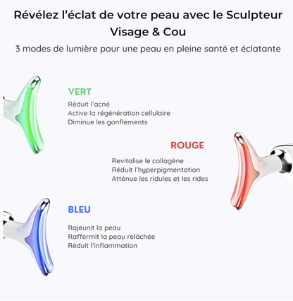 Masseur sculptant électrique Visage & Cou